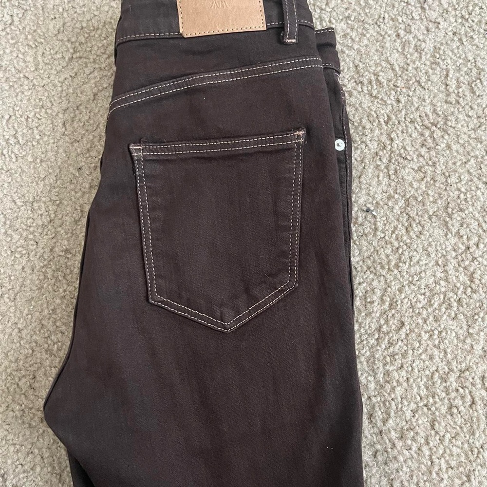 Zara Brown Slim Jeans Classic Style